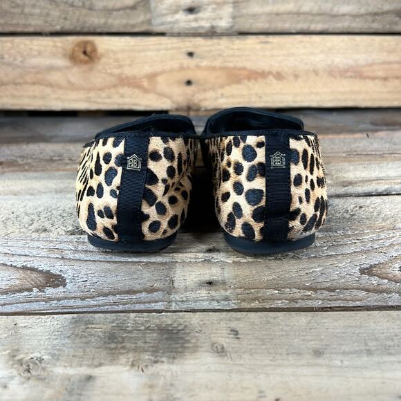 Birdies Cheetah Leopard Calf Hair Starling Loafer - Tan/Black - 7 - Picture 4 of 8